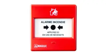 Déclencheur manuel de système d'alarme incendie, essentiel pour la sécurité incendie à Luzarches.