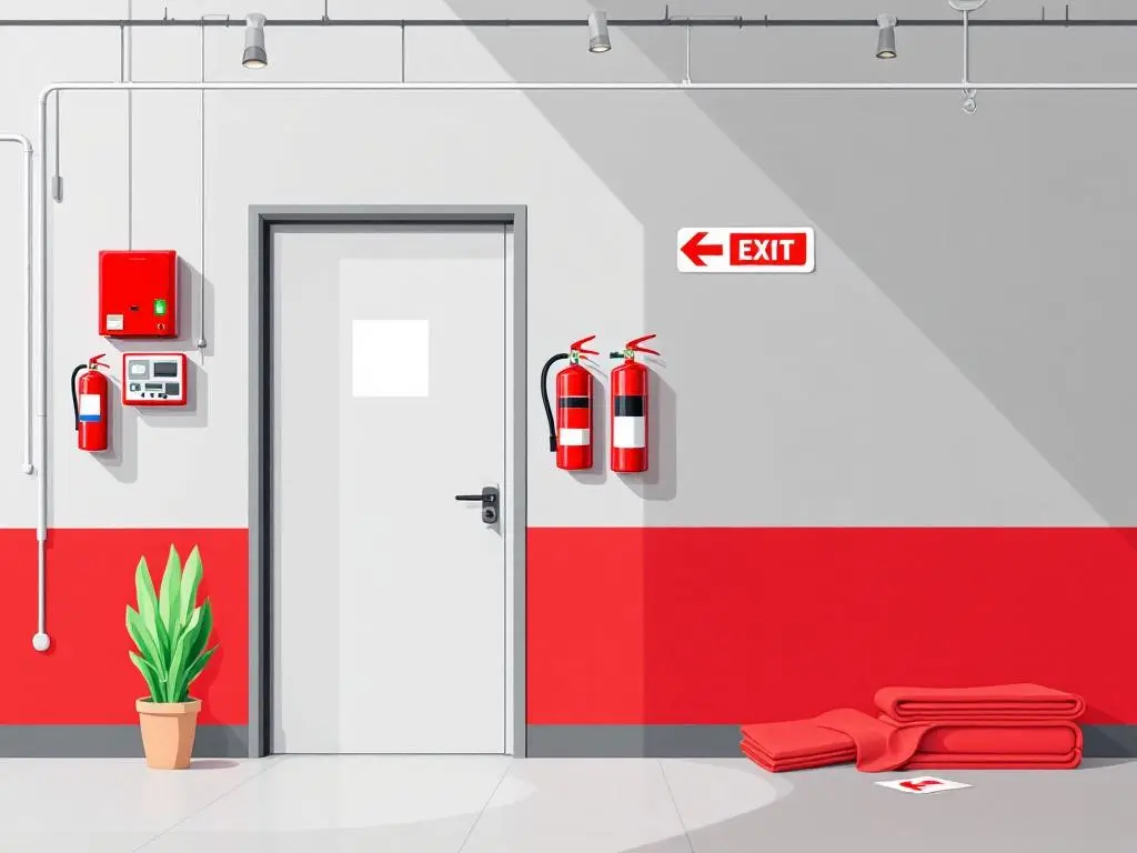 Petit extincteur pour assurer la sécurité incendie des pme